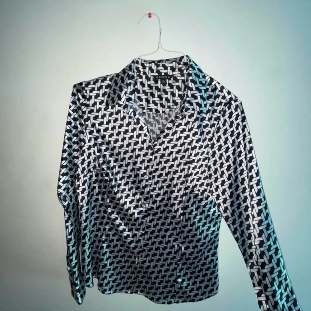 Printed button up blouses set bundle